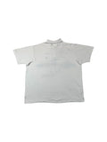 Vintage Australian L'Alpina Polo Shirt 90s Abstract Pattern Made In Italy Weiß 56 XL-XXL