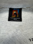 Vintage Australian Open Longsleeve 1995 Repaired Made In Australia Single Stitch Heather Grau L