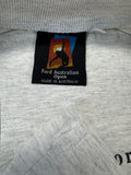 Vintage Australian Open Longsleeve 1995 Repaired Made In Australia Single Stitch Heather Grau L
