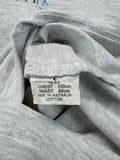 Vintage Australian Open Longsleeve 1995 Repaired Made In Australia Single Stitch Heather Grau L