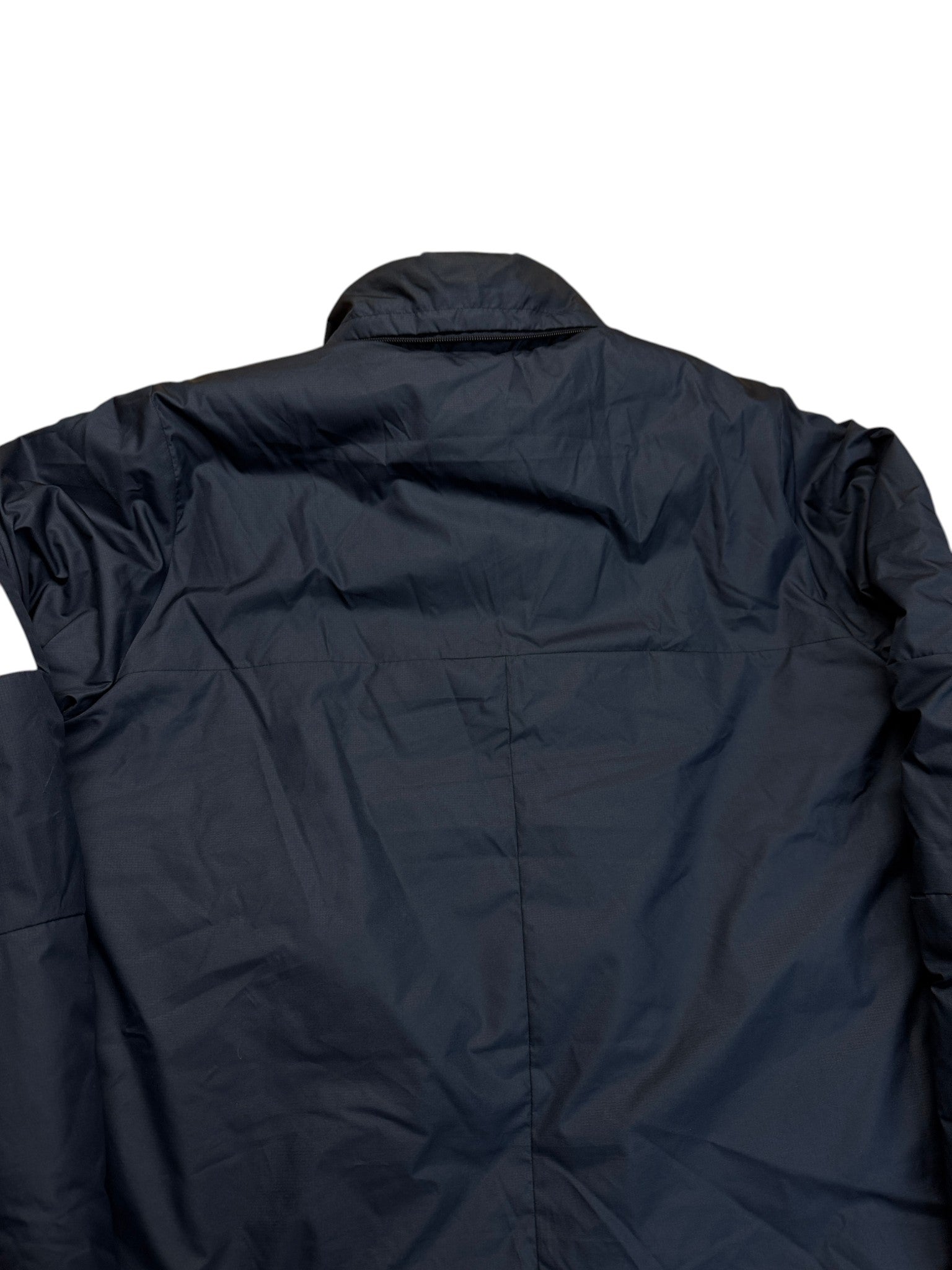 00s Nike Bench-Coat Niederlande Storm-Fit Dunkelblau Orange L - RareRags