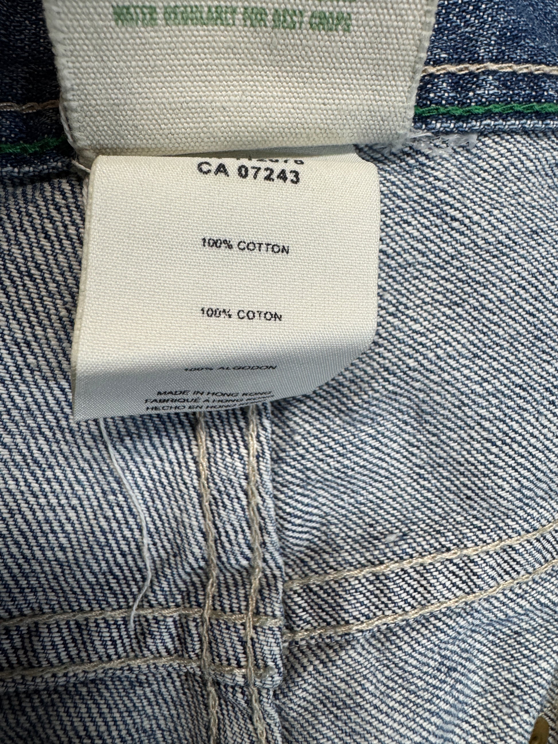 00s G-Unit Baggy Jeans Repaired Made In Hong Kong Blau 36-34 - RareRags