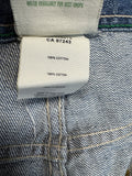 00s G-Unit Baggy Jeans Repaired Made In Hong Kong Blau 36-34