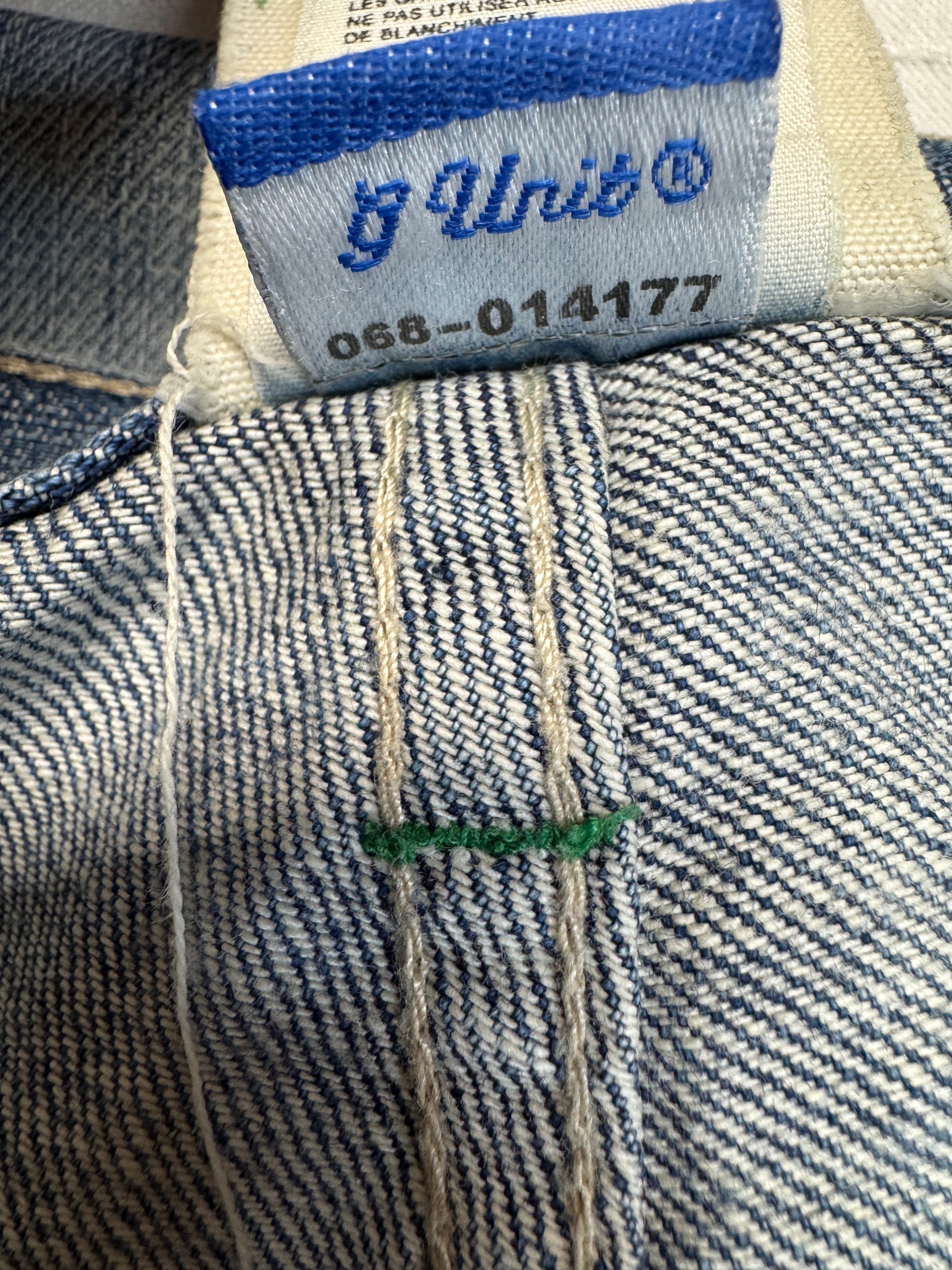 00s G-Unit Baggy Jeans Repaired Made In Hong Kong Blau 36-34 - RareRags