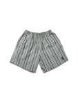 Vintage Nike Challenge Court Shorts 90s Gestreift Weiß Blau M