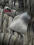 Vintage Nike Challenge Court Shorts 90s Gestreift Weiß Blau M