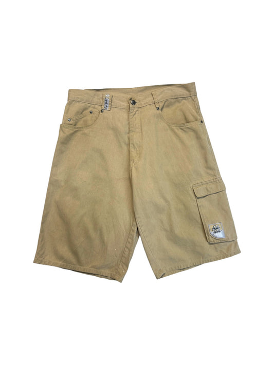 90s Pelle Pelle Cargo Jorts Made In Hong Kong Hellbraun 34