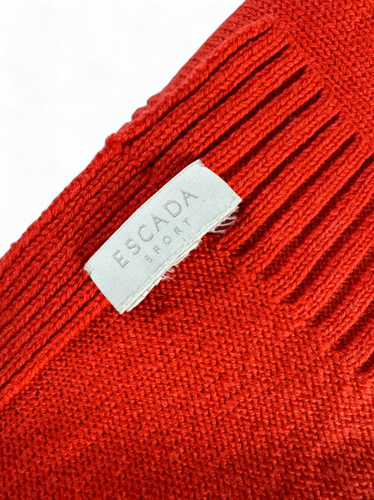 Vintage Escada Sport Schal Rostrot