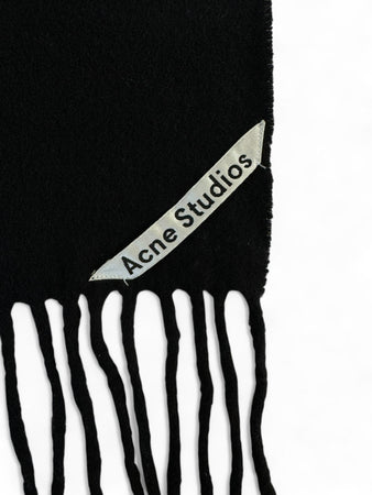 Acne Studios Schal Basic Schwarz