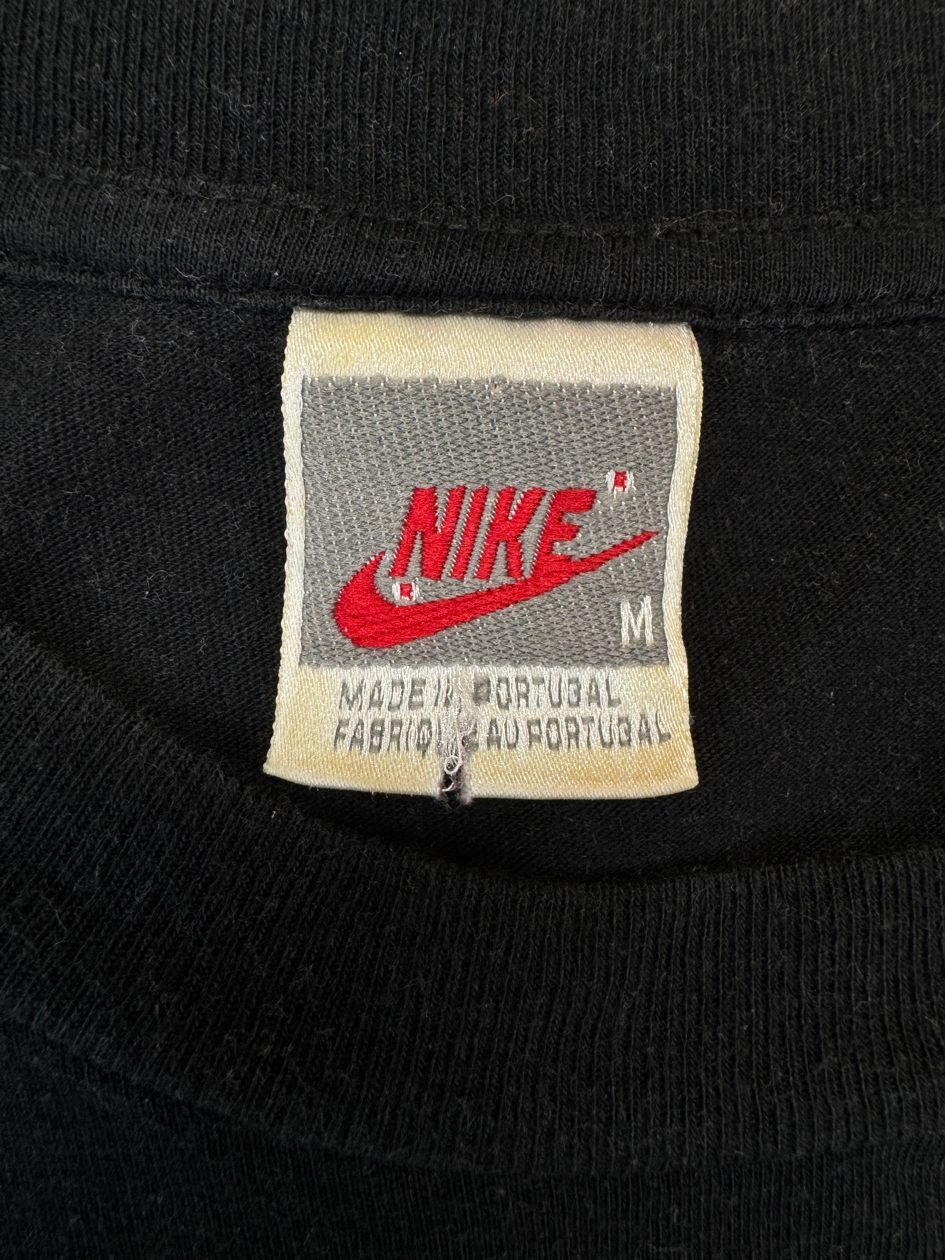 Rare! Vintage Nike Shirt 90s Andre Agassi Made In Portugal Schwarz M