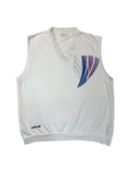 Vintage Adidas Pullunder 90s Stefan Edberg Weiß D50 M-L