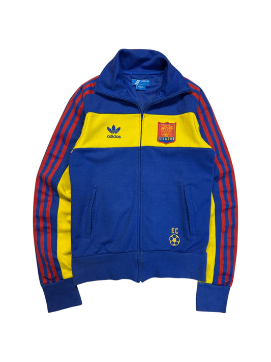 2006 Adidas Sportjacke Retro Ecuador Blau Gelb S - RareRags