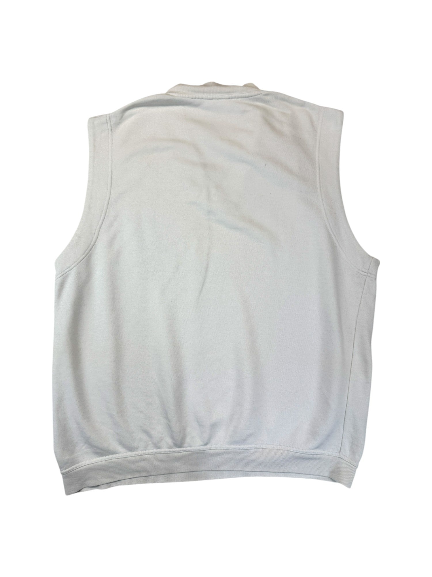 Vintage Adidas Pullunder 90s Stefan Edberg Weiß D50 M-L