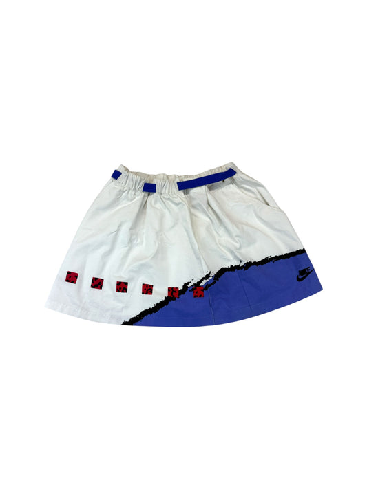 Vintage Nike Challenge Court Tennisrock 90s Weiß M