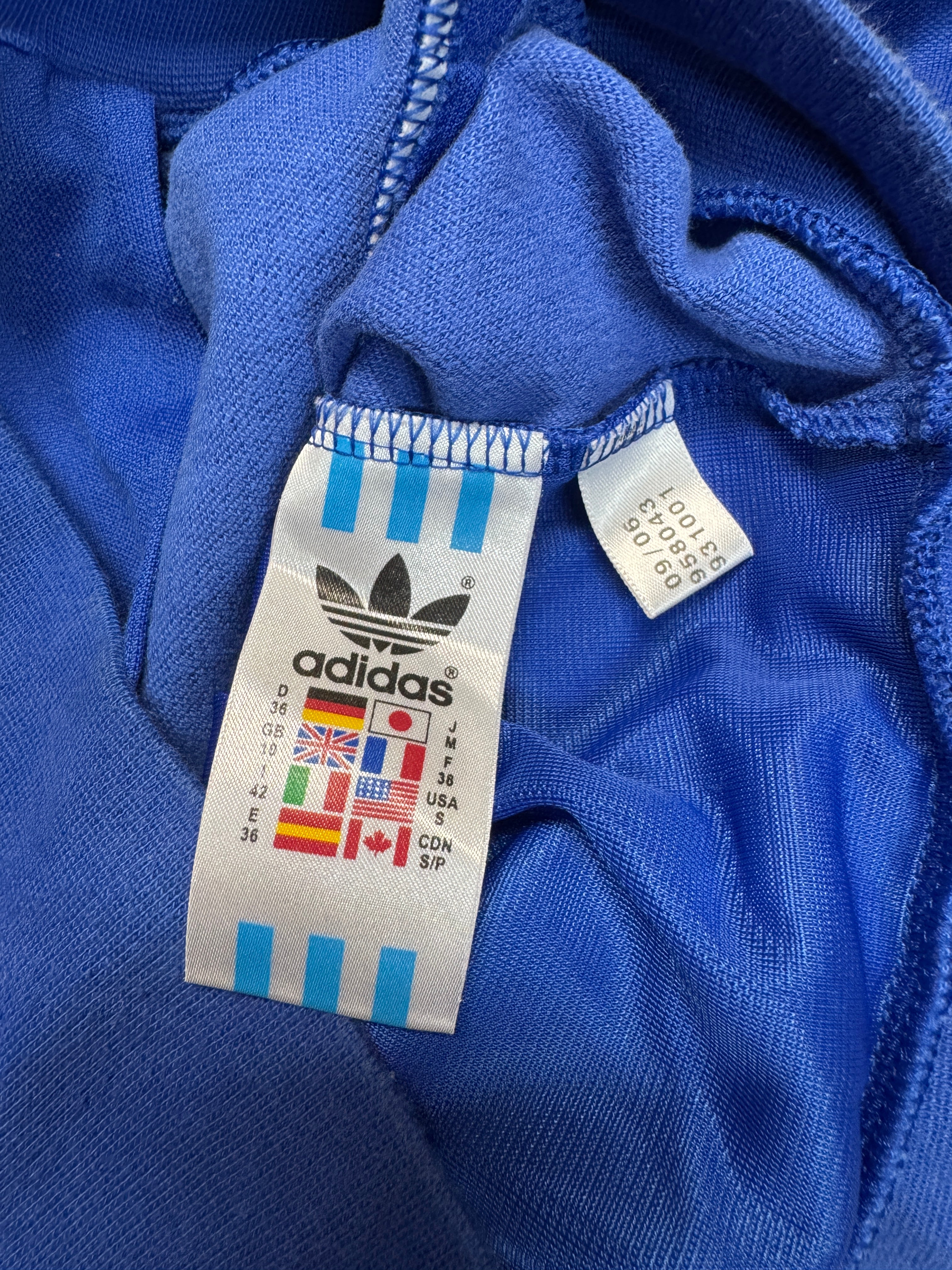 2006 Adidas Sportjacke Retro Ecuador Blau Gelb S - RareRags