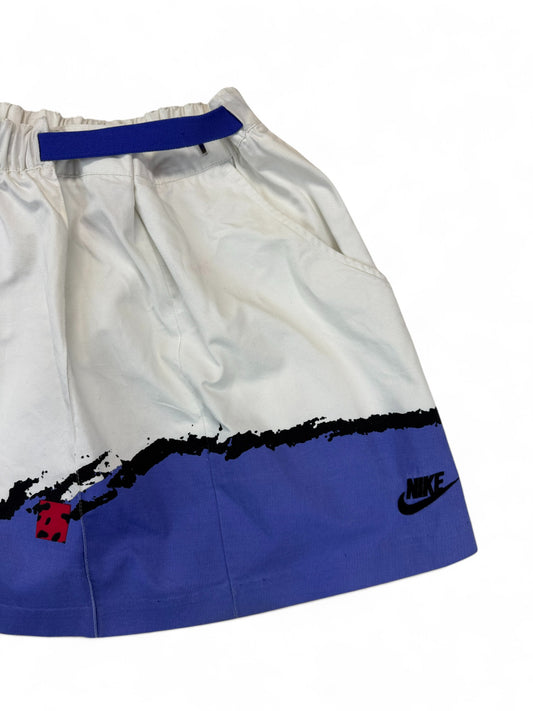Vintage Nike Challenge Court Tennisrock 90s Weiß M