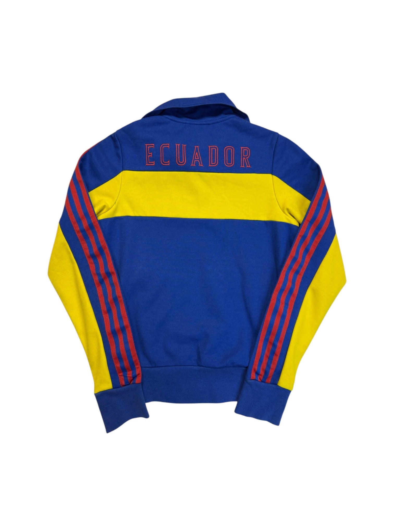 2006 Adidas Sportjacke Retro Ecuador Blau Gelb S - RareRags