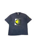 Vintage Nike Shirt 90s Challenge Court Logo Single Stitch Made In USA Schwarz L