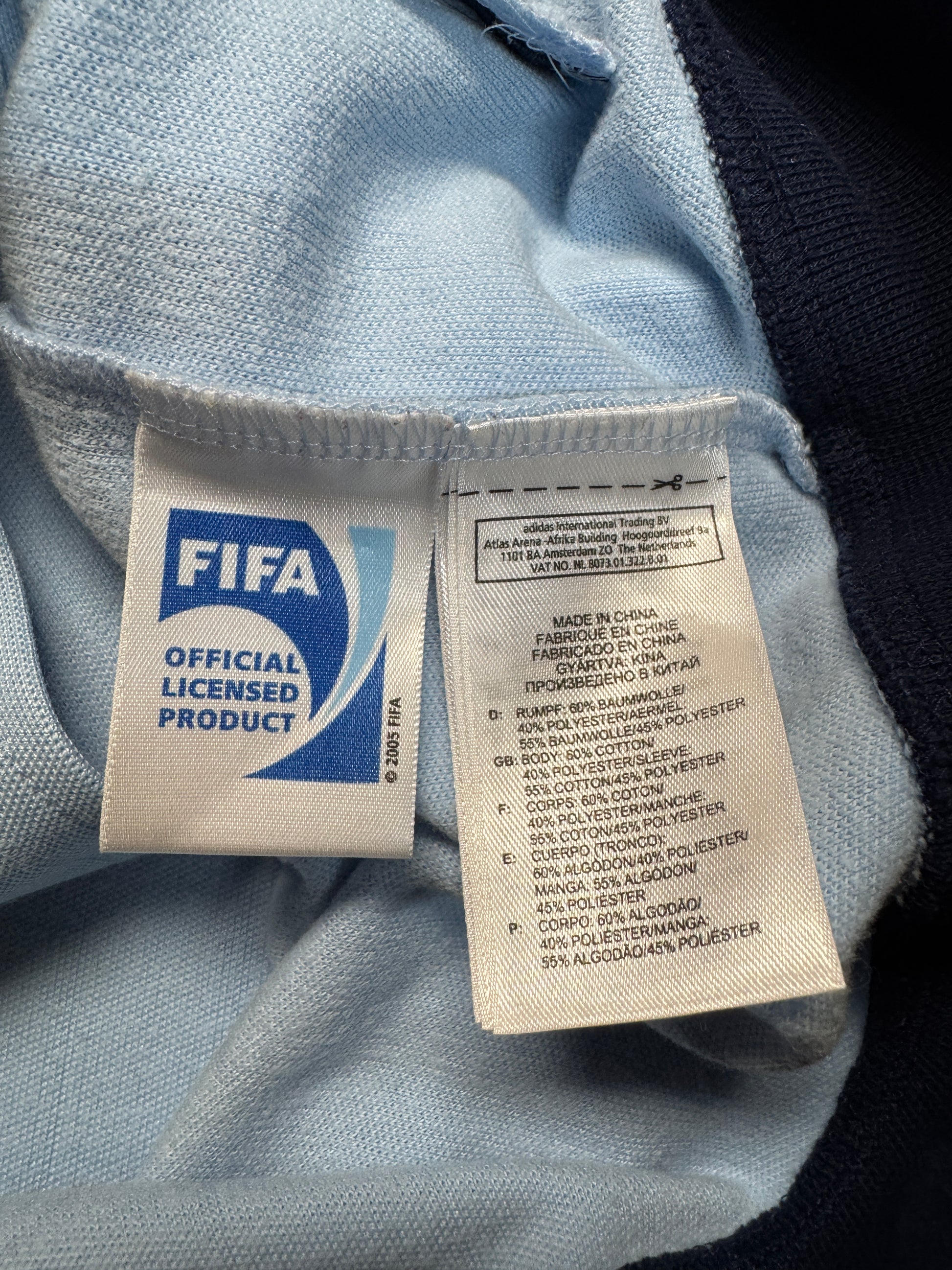 2010 Adidas Sportjacke Retro France 1982 Blau M - RareRags