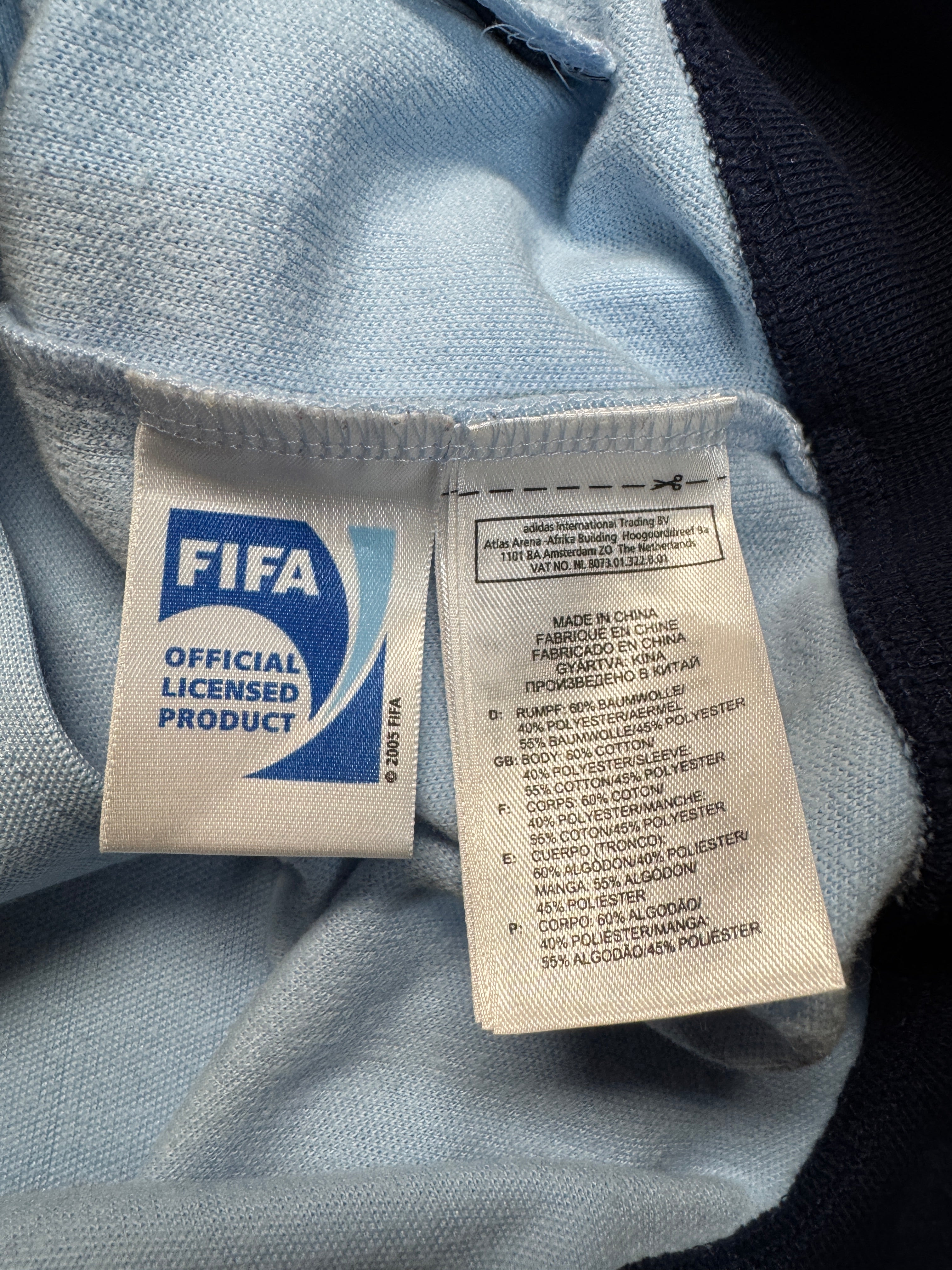 2010 Adidas Sportjacke Retro France 1982 Blau M - RareRags