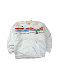 Vintage Adidas Sportjacke 80s By Ventey Ivan Lendl "The Face" Made In France Weiß (6/50) M-L