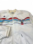 Vintage Adidas Sportjacke 80s By Ventey Ivan Lendl "The Face" Made In France Weiß (6/50) M-L