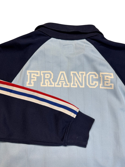 2010 Adidas Sportjacke Retro France 1982 Blau M - RareRags