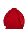 Vintage März Pullover 1/3 Zip Golf Edition Kleine Bauchtasche Rot L-XL