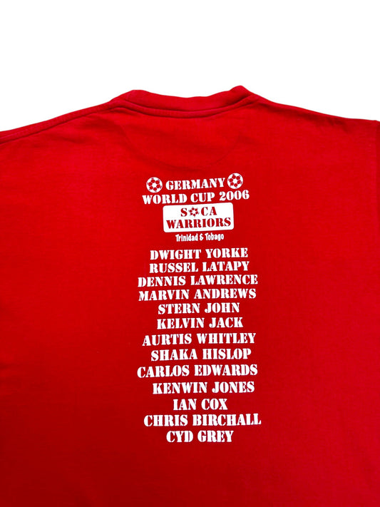 2006 World Cup Shirt Trinidad & Tobago Rot XL - RareRags