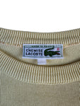 Vintage Lacoste Pullover 80s Made In France Gelb (5) M-L