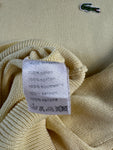 Vintage Lacoste Pullover 80s Made In France Gelb (5) M-L