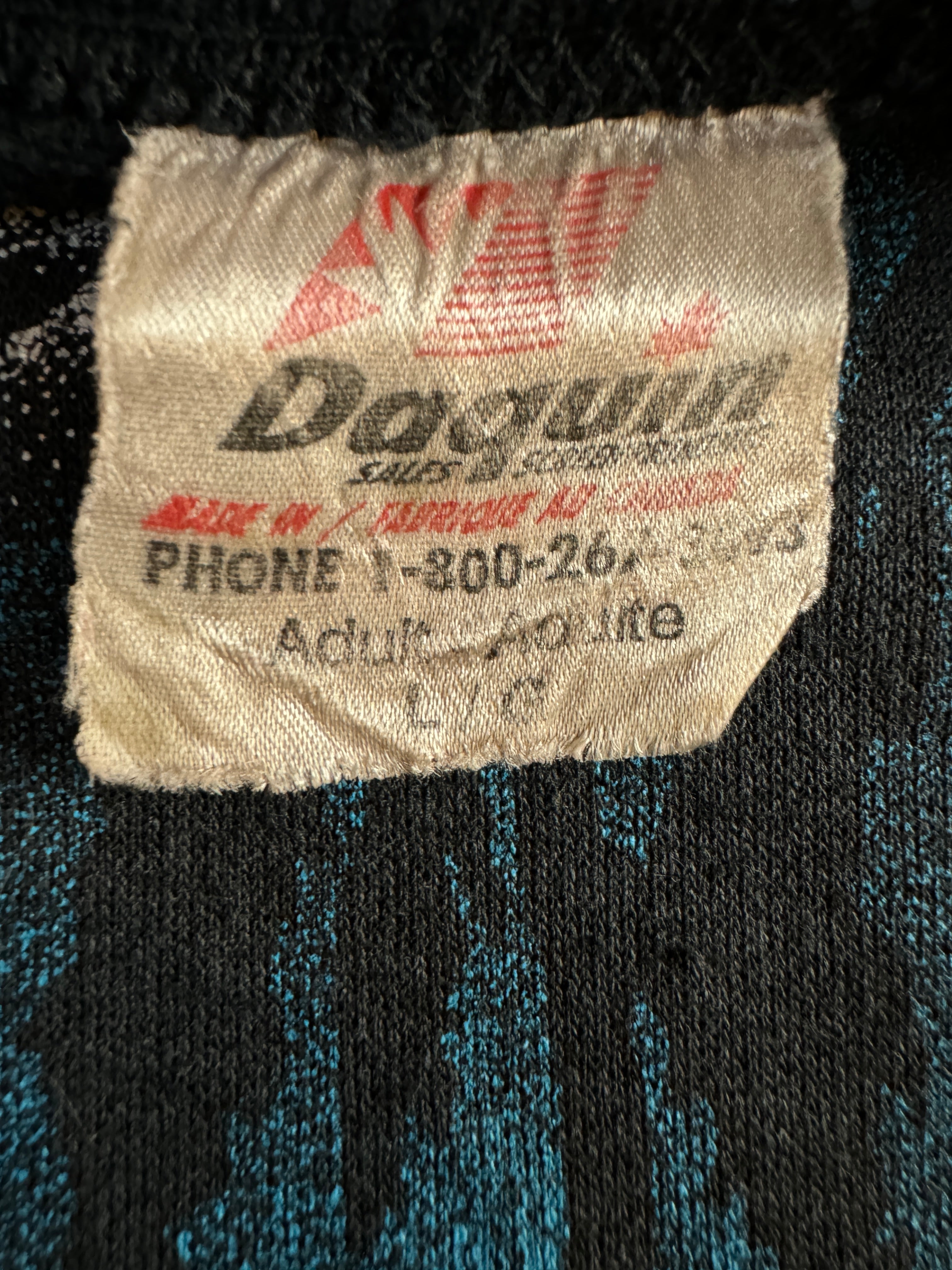 Vintage Daquin Sweater 80s/90s Print Mit Elchen Made In Canada Schwarz L