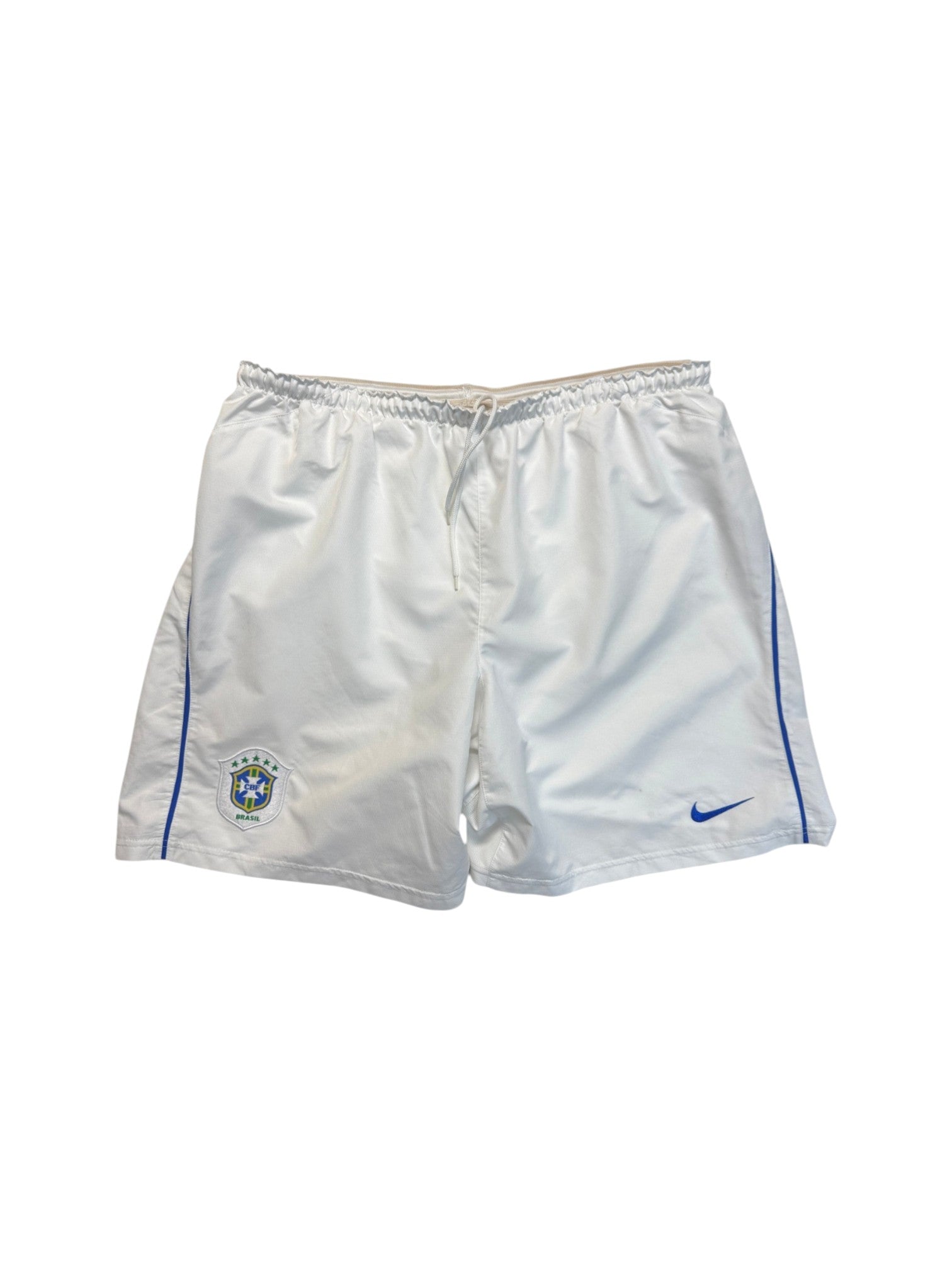 2002 Nike Shorts Brasilien Weiß