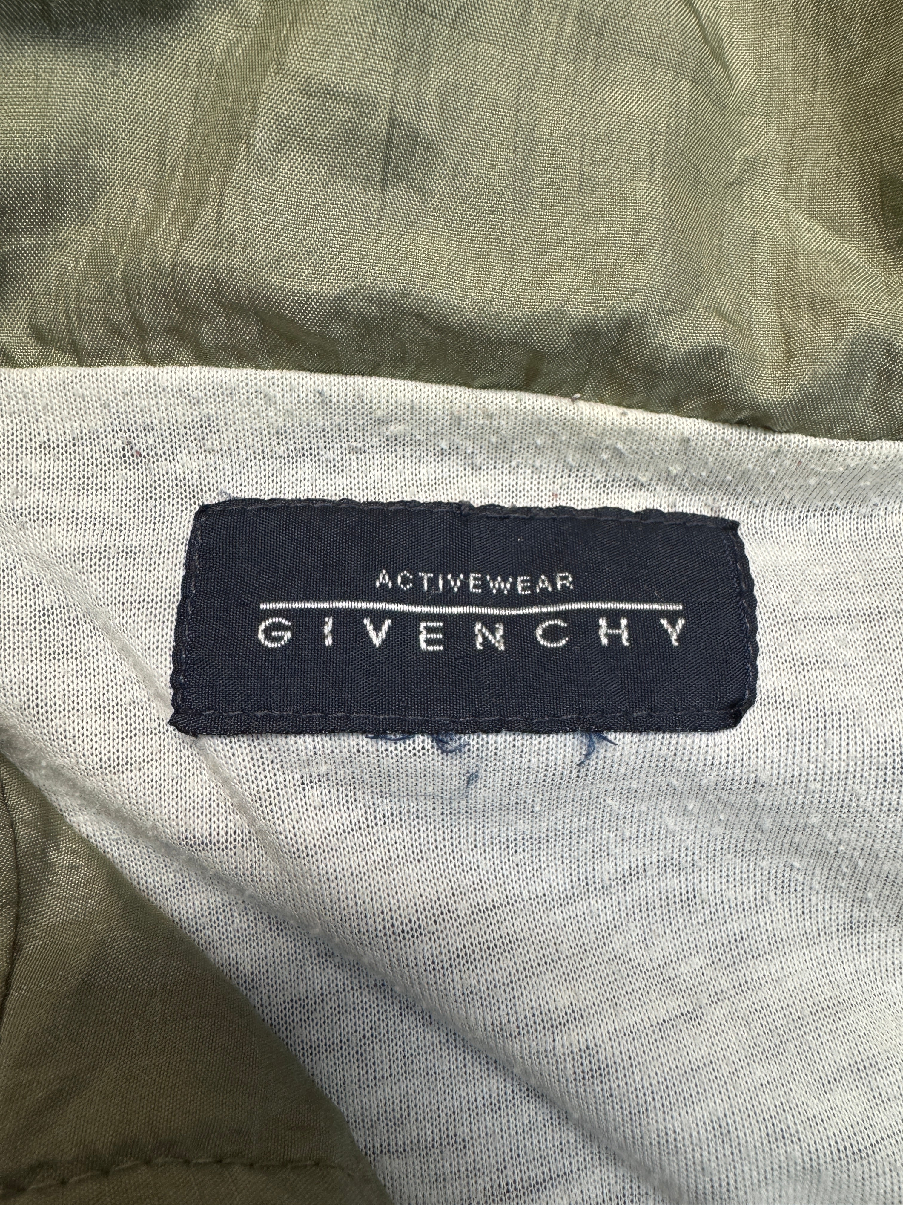 90s Givenchy Activewear Sportanzug Nylon Dunkelblau Grün L-XL - RareRags