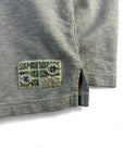 Vintage Sixpack Sweater 90s "Be Careful - Flammable" Grau M