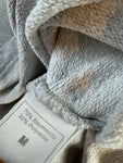 Vintage Sixpack Sweater 90s "Be Careful - Flammable" Grau M