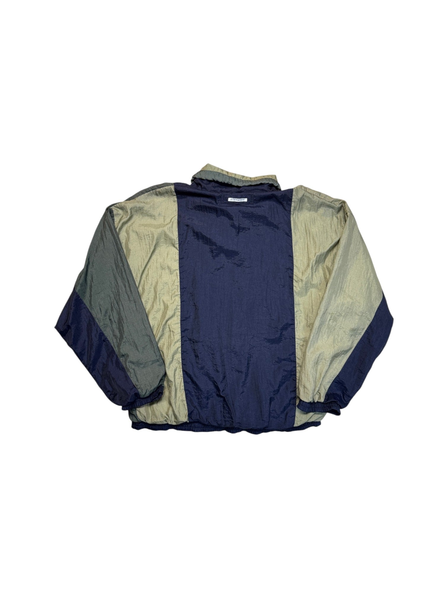 90s Givenchy Activewear Sportanzug Nylon Dunkelblau Grün L-XL - RareRags