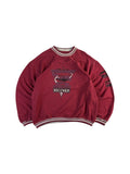 Vintage Take Five Sweater 90s "Can Whales Recover?" Rot XL