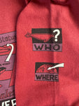 Vintage Take Five Sweater 90s "Can Whales Recover?" Rot XL