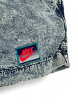 Vintage Nike Challenge Court Shorts 90s Andre Agassi Denim Look Grau S-M