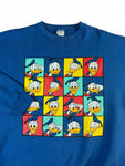 Vintage Disney Sweater 80s Donald Duck Made In USA Blau XL-XXL