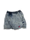 Vintage Nike Challenge Court Shorts 90s Andre Agassi Denim Look Grau S-M