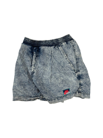 Vintage Nike Challenge Court Shorts 90s Andre Agassi Denim Look Grau S-M