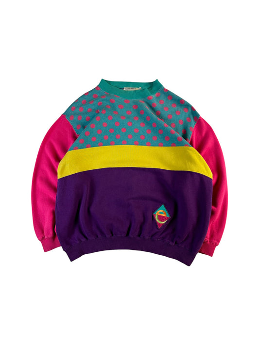 Vintage Esprit Sweater 80s Made In Singapore Bunt S