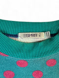 Vintage Esprit Sweater 80s Made In Singapore Bunt S