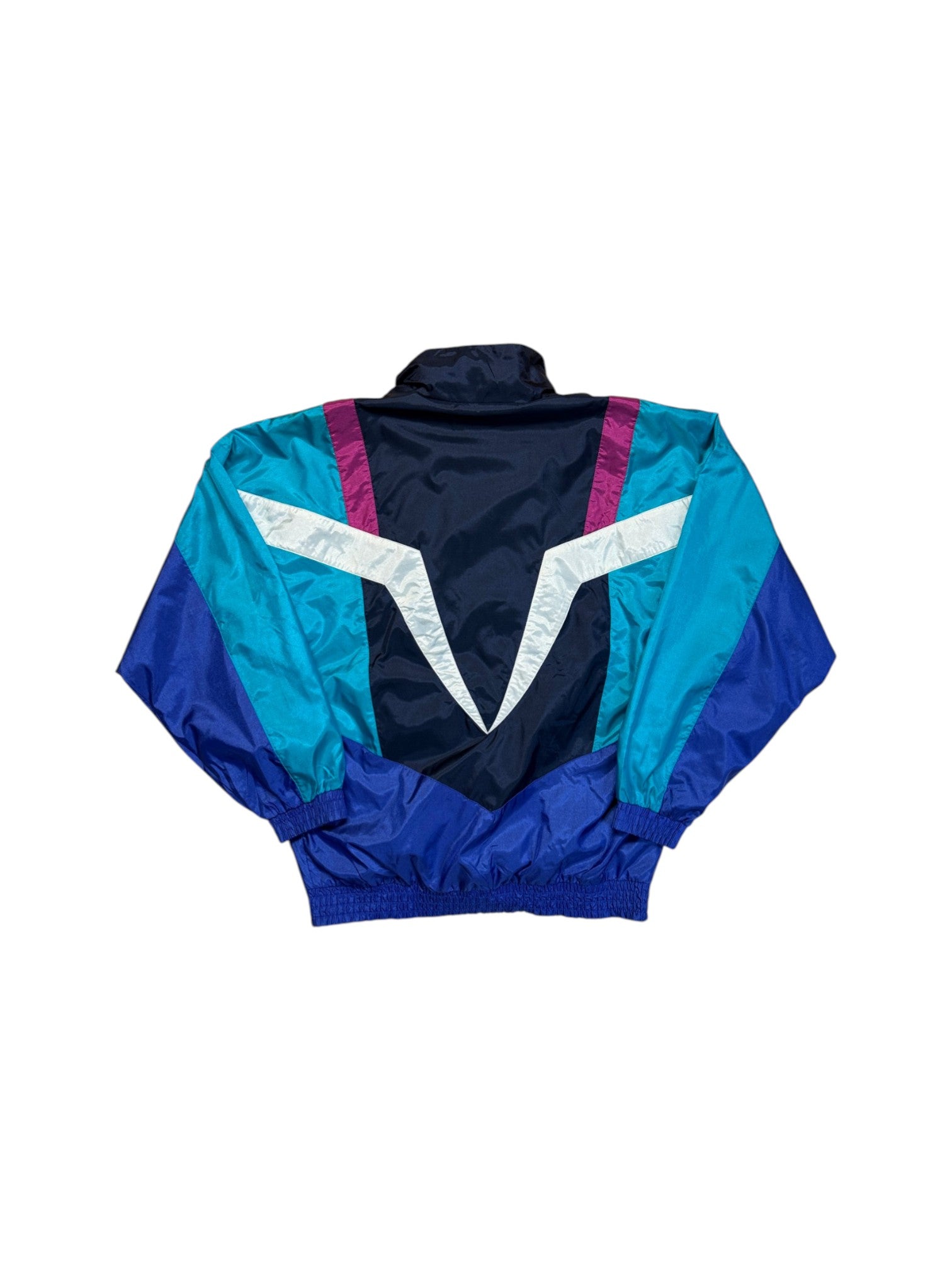 90s Adidas Sportanzug Colorblocked Blau Grün D3 XS-S - RareRags