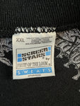 Vintage Screen Stars Sweater 90s Alien Print Made In Ireland Schwarz XXL