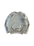 Vintage Reversible Pullover 80s 2in1 Gefüttert "Snow Surf Lech am Arlberg - Vermont" Weiß Blau M-L