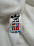 Vintage Adidas Sportjacke 80s Stefan Edberg Weiß Bunt 52 M-L