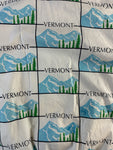 Vintage Reversible Pullover 80s 2in1 Gefüttert "Snow Surf Lech am Arlberg - Vermont" Weiß Blau M-L